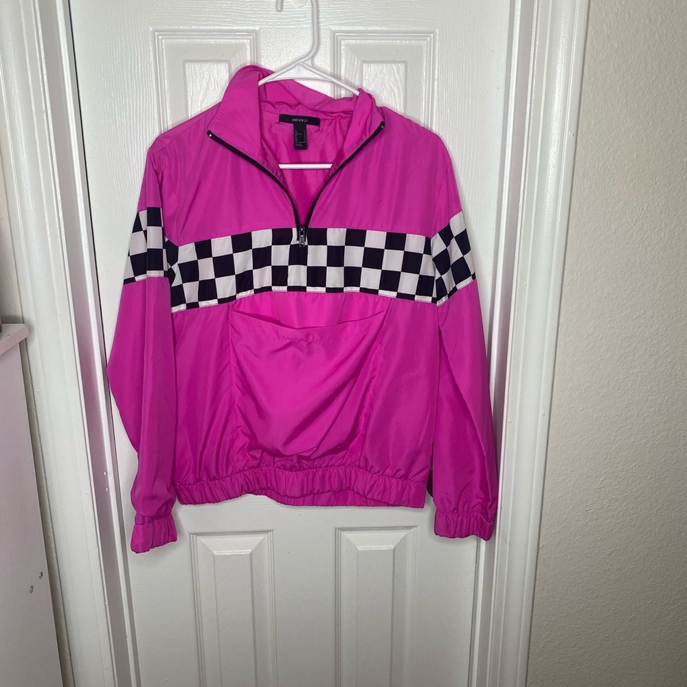 Pink light weight jacket